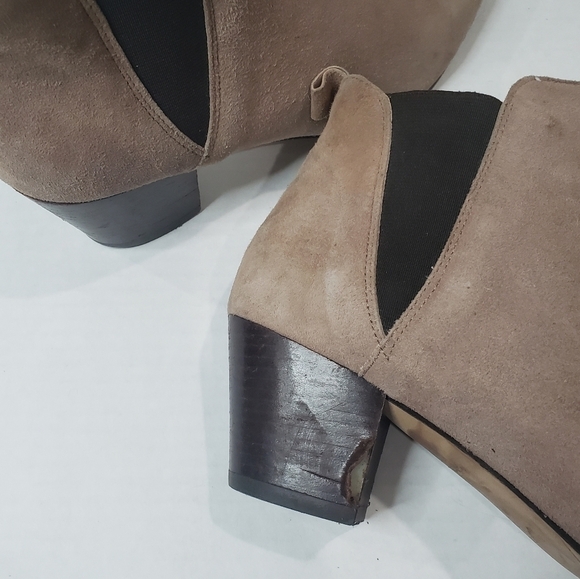 Office London Pointed Toe Suede Ankle Booties Size 39 - Picture 8 of 14
